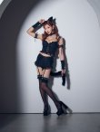 画像5: 【マリームーンコラボ】【ハロウィン】黒猫ビスチェセットアップ【コスプレ7点セット】【XS-Lサイズ/1カラー】[OF04] (5)
