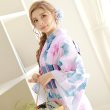 画像3: 【即日発送】【高級浴衣】ぼかし花柄浴衣三点セット[YMT] (3)