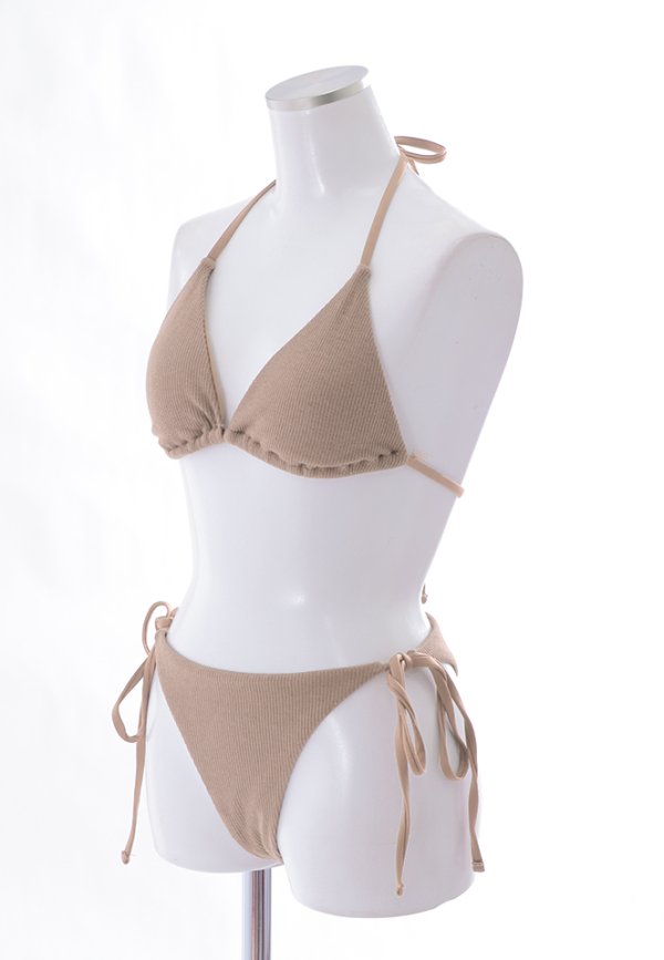 画像23: 【即日発送】【水着セール】【ビキニ】【水着】トライアングルヘルシー ニットビキニ[YMT] (23)