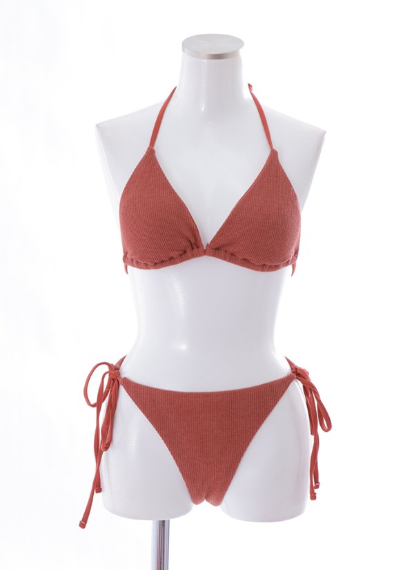 画像28: 【即日発送】【水着セール】【ビキニ】【水着】トライアングルヘルシー ニットビキニ[YMT] (28)