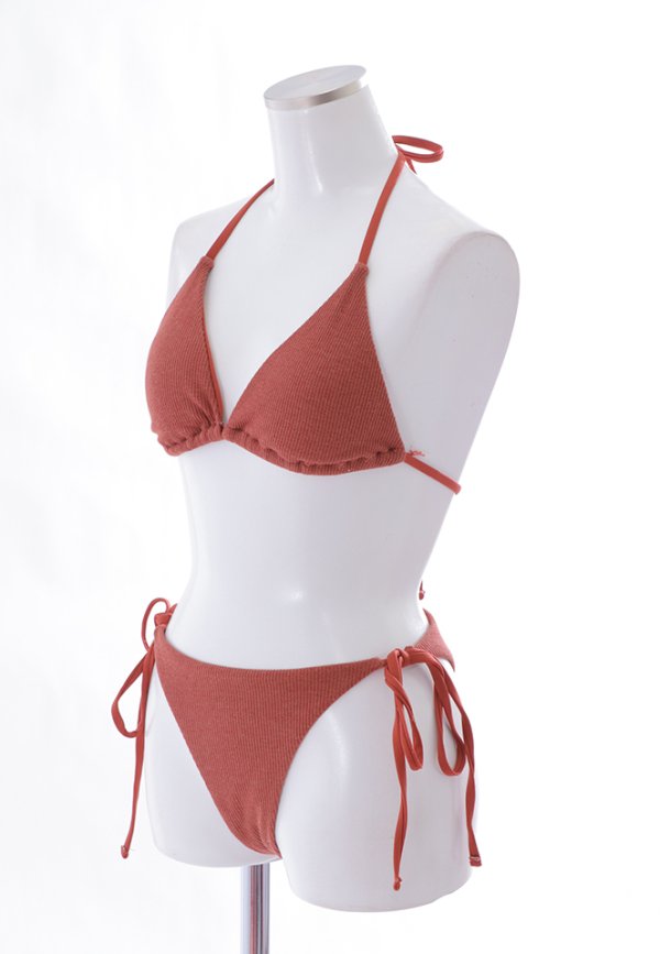 画像29: 【即日発送】【水着セール】【ビキニ】【水着】トライアングルヘルシー ニットビキニ[YMT] (29)