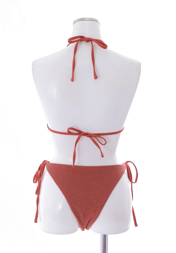 画像30: 【即日発送】【水着セール】【ビキニ】【水着】トライアングルヘルシー ニットビキニ[YMT] (30)