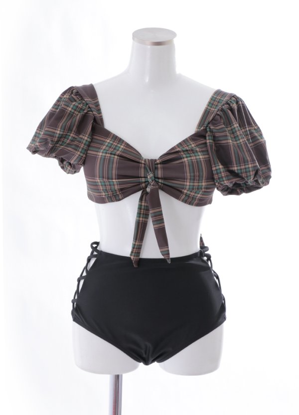 画像14: 【即日発送】【ビキニ】【水着】パフスリーブ2wayビキニ[M214-SW-23PY][YMT] (14)