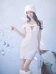 画像11: 【即日発送！】【サンタコス 3点セット】【XS-Lサイズ/3カラー】オフショルニットワンピサンタコスプレ(SLG001)(SFB001) [YMT] (11)