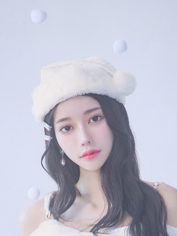 画像14: 【ノベルティ対象】【即日発送！】【サンタコス 3点セット】【XS-Lサイズ/3カラー】オフショルニットワンピサンタコスプレ(SLG001)(SFB001) [YMT] (14)