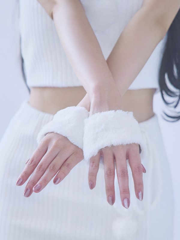 画像38: 【即日発送！】【サンタコス 5点セット】【XS-Lサイズ/1カラー】ファーティペット付きニットセットアップサンタコスプレ (SLG001) (SFB001) [OF03] (38)