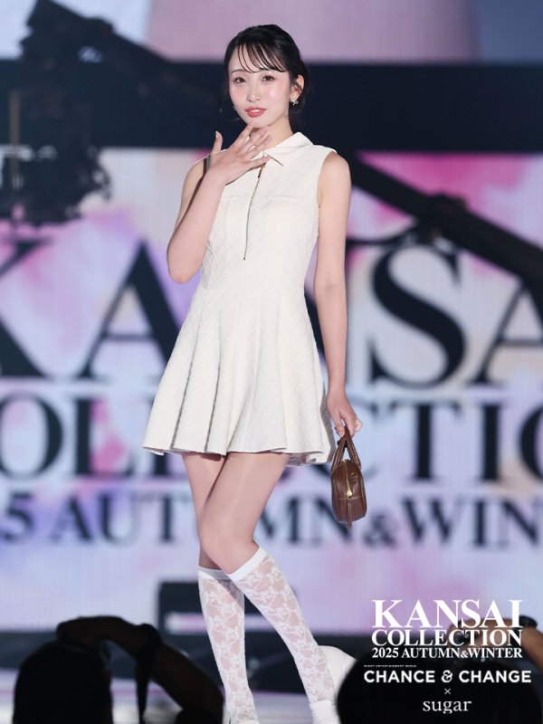 画像1: 【じゃが・りこ/関西コレクション着用】XSサイズあり【ROBE de FLEURS/ローブドフルール】襟付き/ シンプル/ ラメ/ フレア/ ミニドレス/ キャバドレス[OF08]【一部予約商品/2月中旬発送予定】 (1)