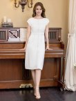 ホワイト モデル：Aoli　身長：162cm 着用サイズ：7号(Sサイズ)