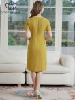 イエロー　モデル：Aoli　身長：162cm　着用サイズ：7号(Sサイズ)