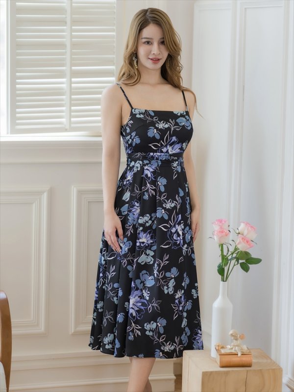 ブラックｘパープル　モデル：Aoli　身長：162cm　着用サイズ：7号(Sサイズ)