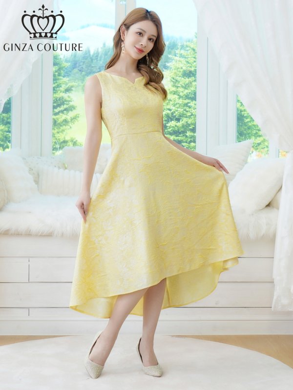 イエロー　モデル：Didi　身長：166cm　着用サイズ：7号(Sサイズ)着用