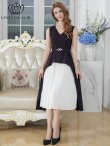 ブラックxホワイト モデル：Aoli　身長：162cm 着用サイズ：7号(Sサイズ)