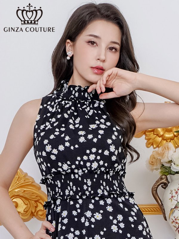 ブラックxホワイト モデル:Didi 身長:166cm 着用サイズ:7号(Sサイズ)