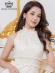 ホワイト　モデル：Didi　身長：166cm　着用サイズ：7号(Sサイズ)