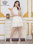 ホワイト　モデル：Didi　身長：166cm　着用サイズ：7号(Sサイズ)