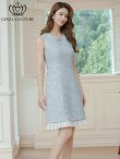 ブルー モデル：Aoli　身長：162cm 着用サイズ：7号(Sサイズ)