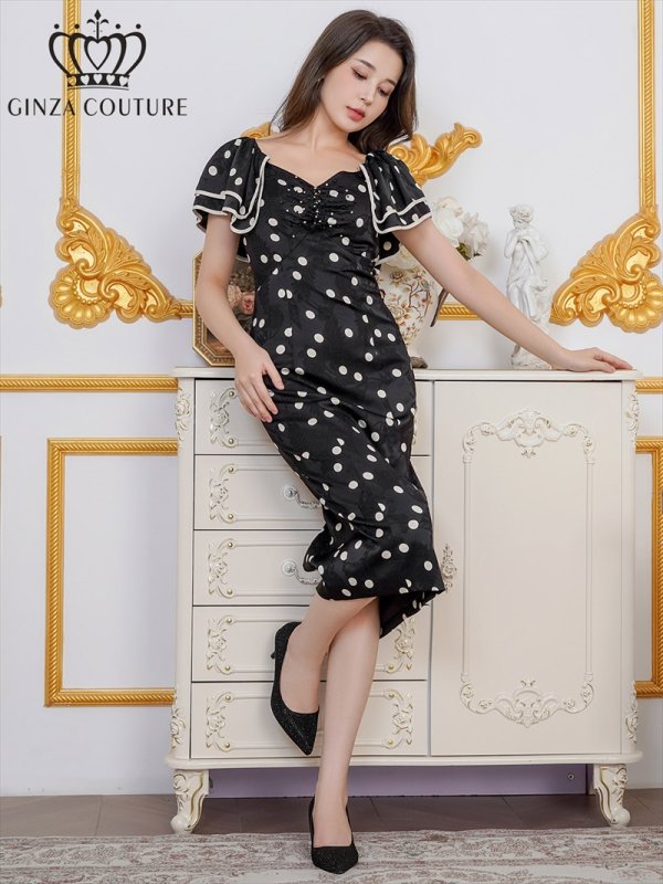 ブラック　モデル：Didi　身長：166cm　着用サイズ：7号(Sサイズ)