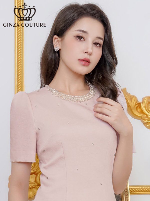 ピンク　モデル：Didi　身長：166cm　着用サイズ：7号(Sサイズ)