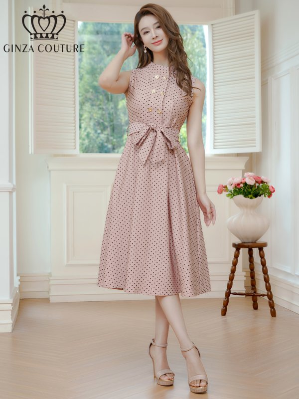 ピンク モデル:Aoli 身長:162cm 着用サイズ:7号(Sサイズ)