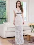 ホワイト モデル:Aoli 身長:162cm 着用サイズ:7号(Sサイズ)