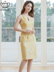 イエロー　モデル：Aoli　身長：162cm　着用サイズ：7号(Sサイズ)着用