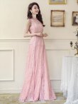 画像4: XS-Lサイズあり【ERUKEI エルケイ】総レース/ ノースリーブ/ Aライン/ ロングドレス/ キャバドレスlong[OF2] (4)
