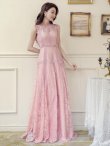 画像3: XS-Lサイズあり【ERUKEI エルケイ】総レース/ ノースリーブ/ Aライン/ ロングドレス/ キャバドレスlong[OF2] (3)