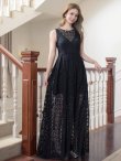 画像2: XS-Lサイズあり【SETTAN/セッタン】総レース/ ノースリーブ/ Aライン/ ロングドレス/ キャバドレスlong[OF2] (2)