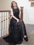 画像5: XS-Lサイズあり【SETTAN/セッタン】総レース/ ノースリーブ/ Aライン/ ロングドレス/ キャバドレスlong[OF2] (5)