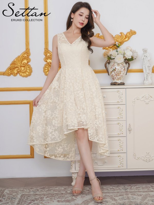 アイボリー　モデル：Didi　身長：166cm　着用サイズ：7号(Sサイズ)