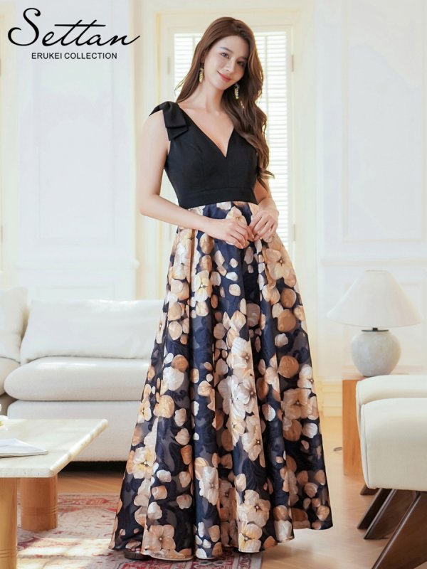 ブラックxイエロー モデル:Aoli 身長:162cm:7号(Sサイズ)サイズ