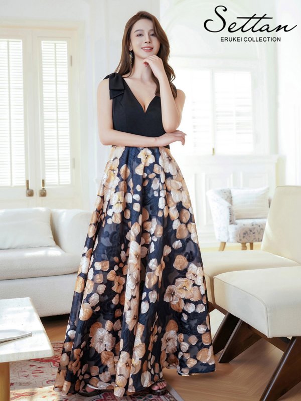 ブラックxイエロー モデル:Aoli 身長:162cm:7号(Sサイズ)サイズ