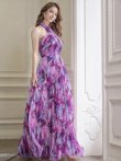 パープル　モデル：Aoli　身長：162cm　着用サイズ：7号(Sサイズ)
