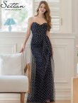 ブラック×ホワイト　モデル：Aoli　身長：162cm　着用サイズ：7号(Sサイズ)