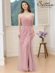 ピンク×ホワイト　モデル：Aoli　身長：162cm　着用サイズ：7号(Sサイズ)