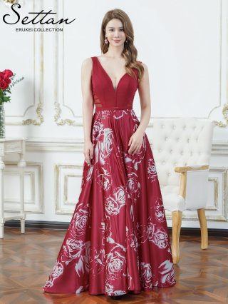 AR22321 レッドスリットロングドレス Mサイズ AR22321 レッドスリットロングドレス Mサイズ