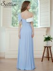 ブルーｘホワイト　モデル：Aoli　身長：162cm　着用サイズ：7号(Sサイズ)