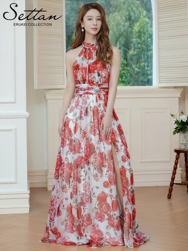 レッドxホワイト　モデル：Aoli　身長：162cm　着用サイズ：7号(Sサイズ)