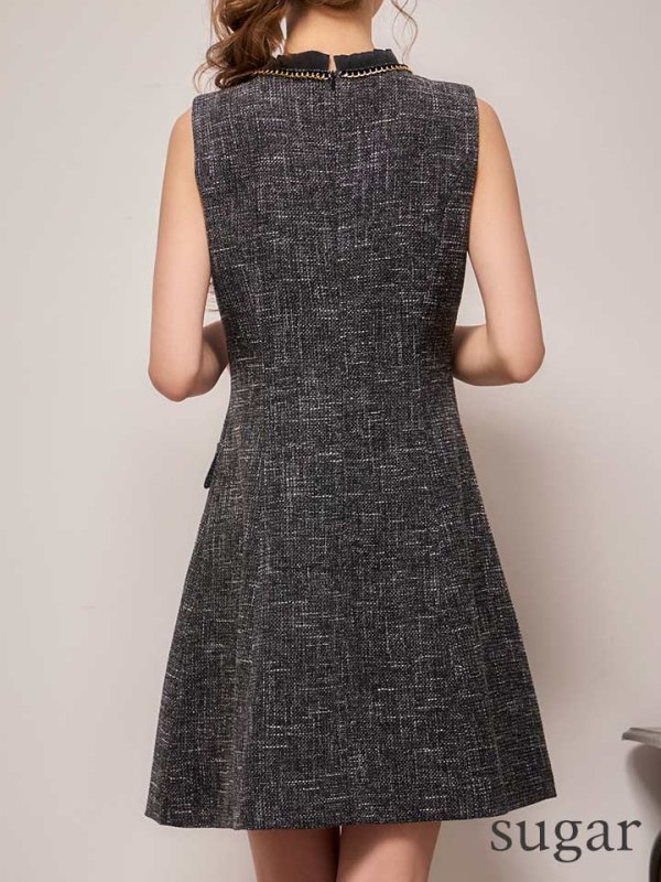 ブラック　モデル：るりぴ　身長：165cm　着用サイズ：7号(Sサイズ)