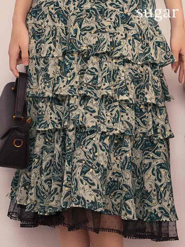 グリーン モデル：まりん　身長：163cm　着用サイズ：Sサイズ