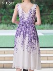 パープル　モデル：ゆめ　身長：160cm 着用サイズ：7号(Sサイズ)