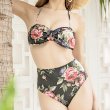 画像5: SALE！【ビキニ】【水着】フラワーホルターハイウエストビキニ[YMT] (5)