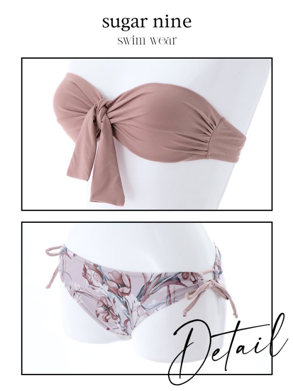 画像11: 【即日発送】【水着セール】【ビキニ】【水着】フロントリボンバンドゥビキニ[YMT] (11)