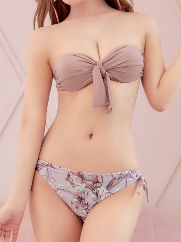 画像5: 【即日発送】【水着セール】【ビキニ】【水着】フロントリボンバンドゥビキニ[YMT] (5)