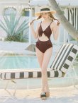画像2: 値下げ！【ビキニ】【水着】ストリボンワンピースビキニ[YMT] (2)