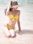 画像1: 【ビキニ】【水着】ワンカラーバンドゥビキニ[YMT] (1)