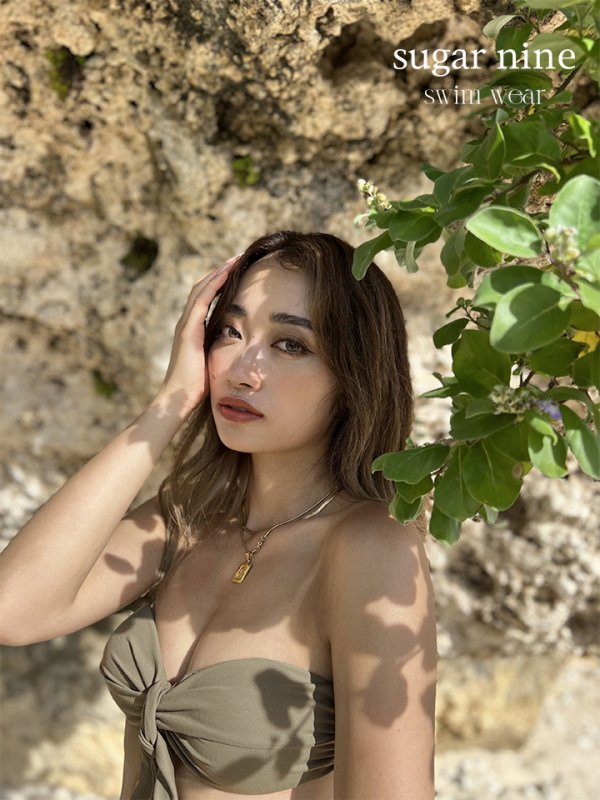 画像2: 【即日発送】【水着セール】【ビキニ】【水着】ヘルシーリーフバンドゥビキニ[YMT] (2)