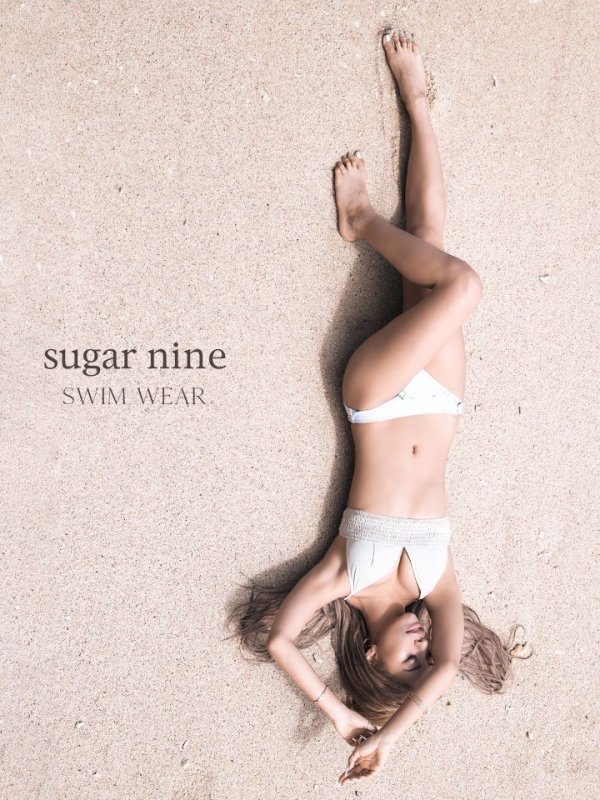 画像2: 【即日発送】【水着セール】【ビキニ】【水着】バッククロス大理石ビキニ[YMT] (2)