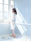 画像32: 【即日発送！】【ビキニ】【水着】ショルダーフリルクロスビキニ/無地/シンプル[YMT] (32)
