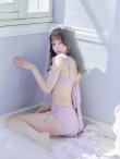 画像41: 【ビキニ】【水着】フリルショルダービキニ/ハイウエスト/無地/シンプル[YMT] (41)